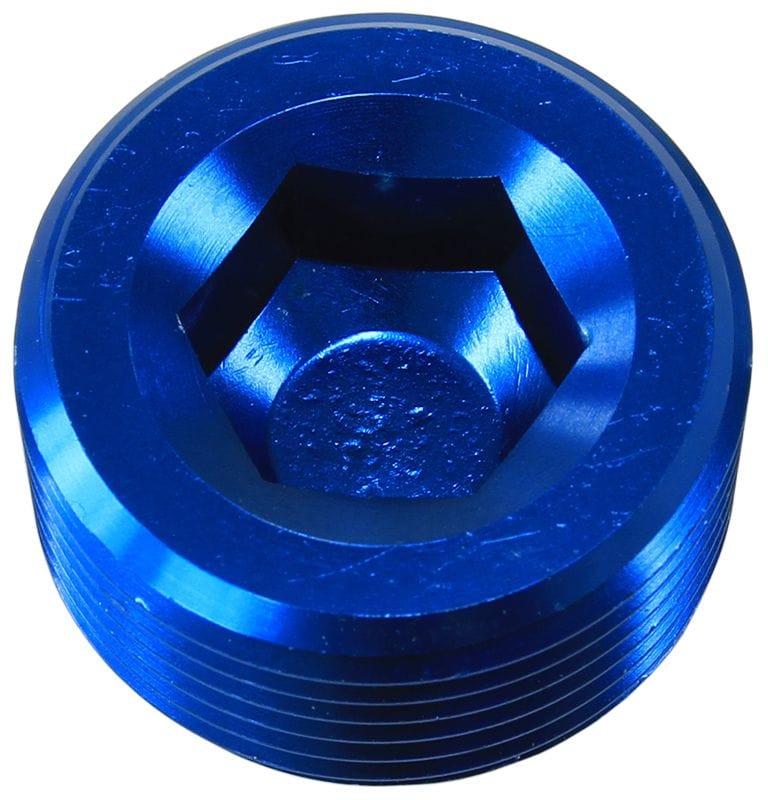 Aeroflow Performance Blue Finish Aeroflow NPT Plug 3/8" AF932-06 SR