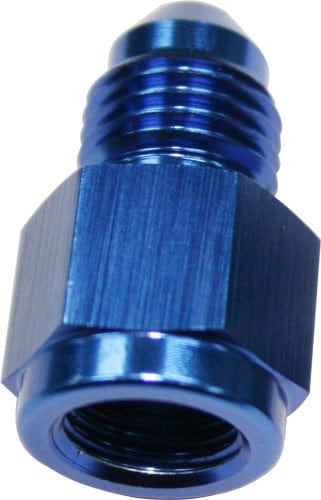 Aeroflow Performance Blue Finish Aeroflow Straight Female NPT to Male AN Adapter 1/8" to -3AN AF370-03 SR
