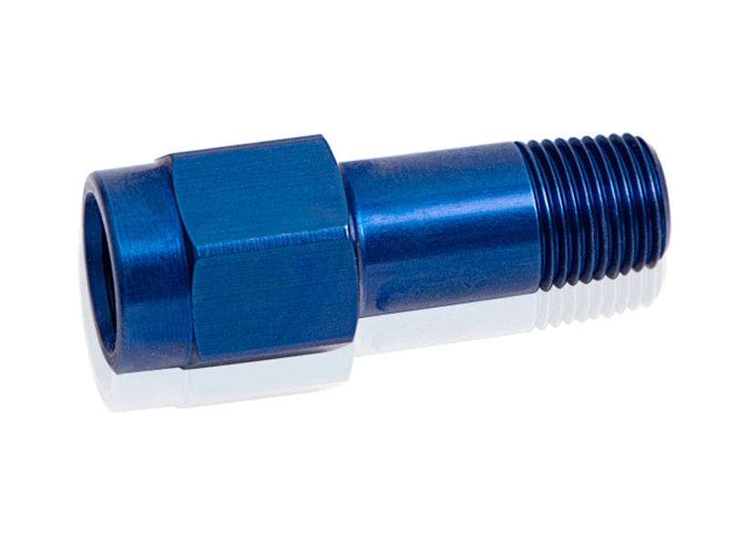 Aeroflow Performance Blue Finish. Extension Length is 1-1/4" (31.75mm) Aeroflow NPT Male-Female Extension 1/8" AF372-02 SR