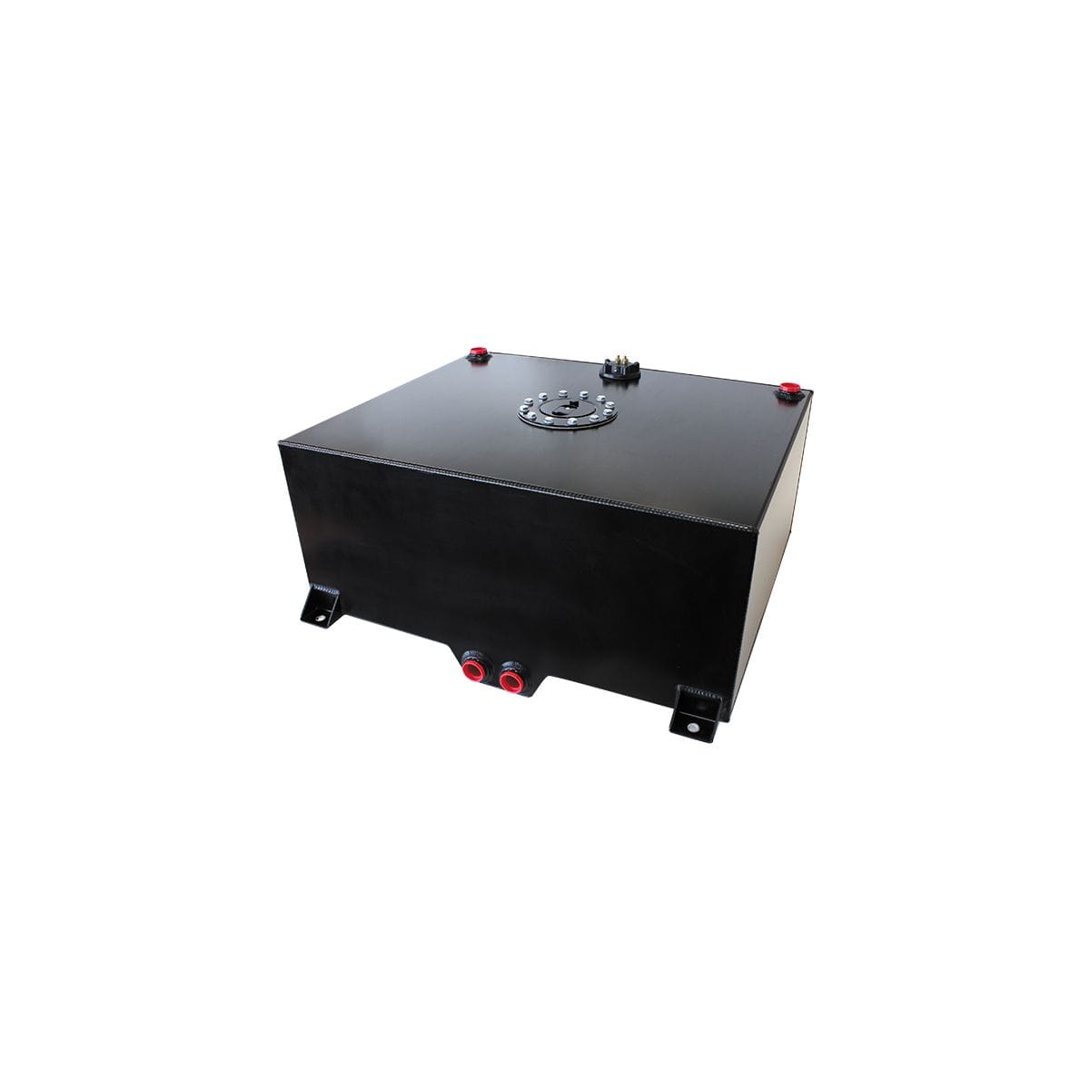 Aeroflow Performance Fuel Cells Black Aeroflow Aluminium 20 Gallon (76L) Fuel Cell with Cavity/Sump & Fuel Sender SR