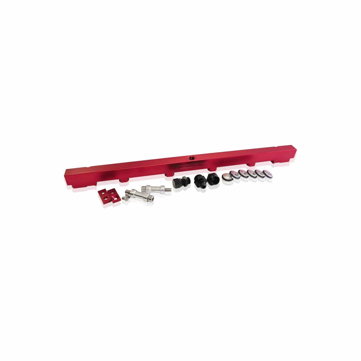 Aeroflow Performance Fuel Systems Red Aeroflow RB25 Fuel Rail SR