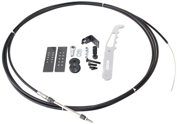 Aeroflow Performance Includes Chrome Handle & Black Accessories Aeroflow Parachute Release Cable Kit AF80-1000 SR
