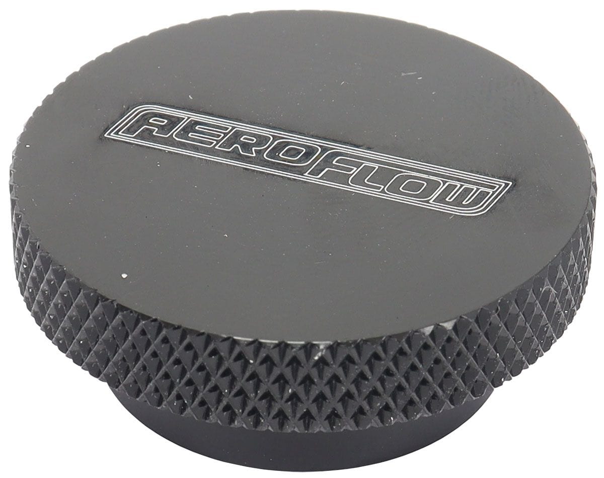 Aeroflow Performance Low profile with a tall step down to suit Full Flow Air Cleaner Lid Aeroflow Black Billet Air Cleaner Nut 5/16" UNC AF55-1010BLK SR