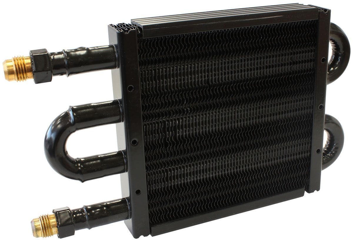 Aeroflow Performance Male -6 AN, 8-7/8" x 5" x 3/4" Aeroflow Large Fluid Cooler AF72-6011 SR