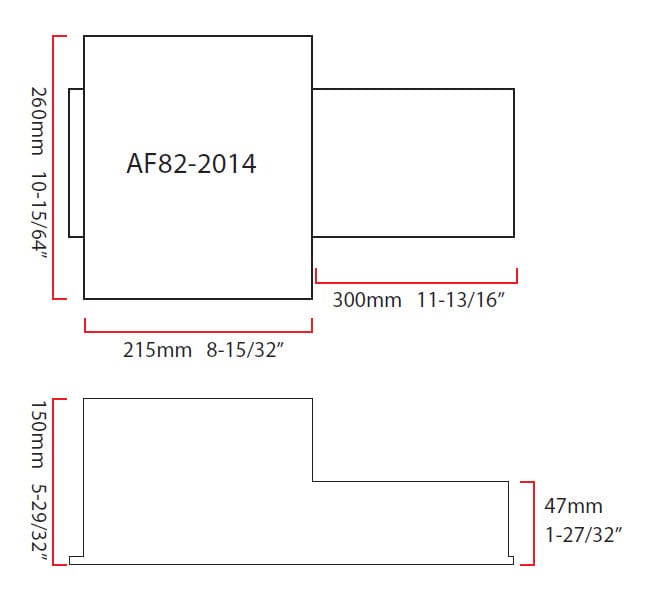 Aeroflow Performance Oil Systems AF82-2014 Fabricated LS Rear Sump Conversion Oil Pan - Suits LS Series Chev into Holden HQ-WB, 1968-72 Nova, 1965-72 Chevelle and 1967-69 Camaro SR