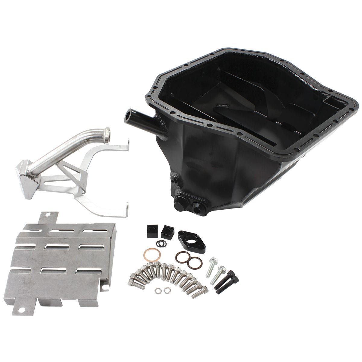Aeroflow Performance Oil Systems Subaru WRX EJ20 & EJ25, 5.75L Fabricated Race Oil Pan - Suit Subaru WRX EJ20 & EJ25, 5.75L with Baffle, Mounting Hardware & Oil Pickup SR