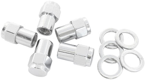 Aeroflow 0.550" Shank Closed Chrome Wheel Nuts - M14 x 1.50mm AF3048-6000