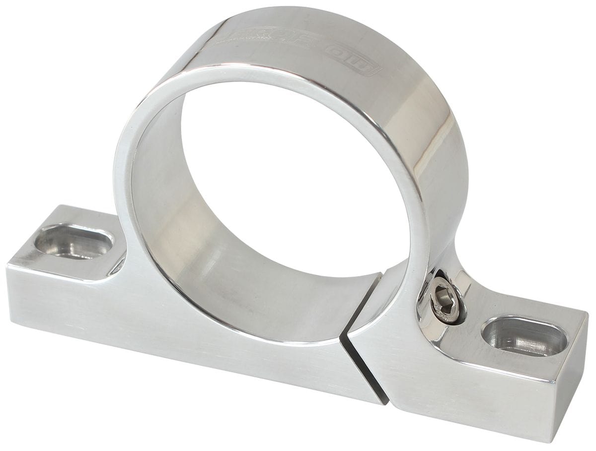 Aeroflow Performance Polished Finish. Aeroflow Billet Coil Mount Bracket suit 2-1/8" diam. MSD Ignition Coils AF64-2900 SR