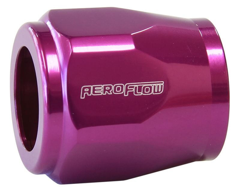 Aeroflow Performance Purple Finish. Suits -10AN Hose Aeroflow Hex Hose Finisher 13/16" (21mm) I.D AF150-10PUR SR