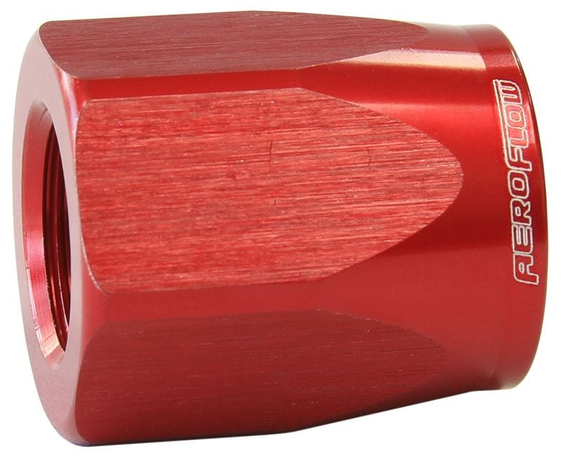 Aeroflow Performance Red Finish. Suits 100 & 450 Series Hose Ends Aeroflow Taper Style Hose End Socket -4AN AF298-04DR SR