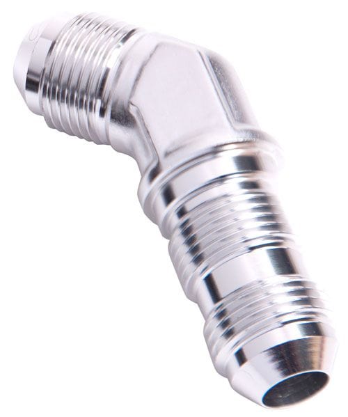 Aeroflow Performance Silver Finish Aeroflow 45° AN Bulkhead -20AN AF837-20S SR