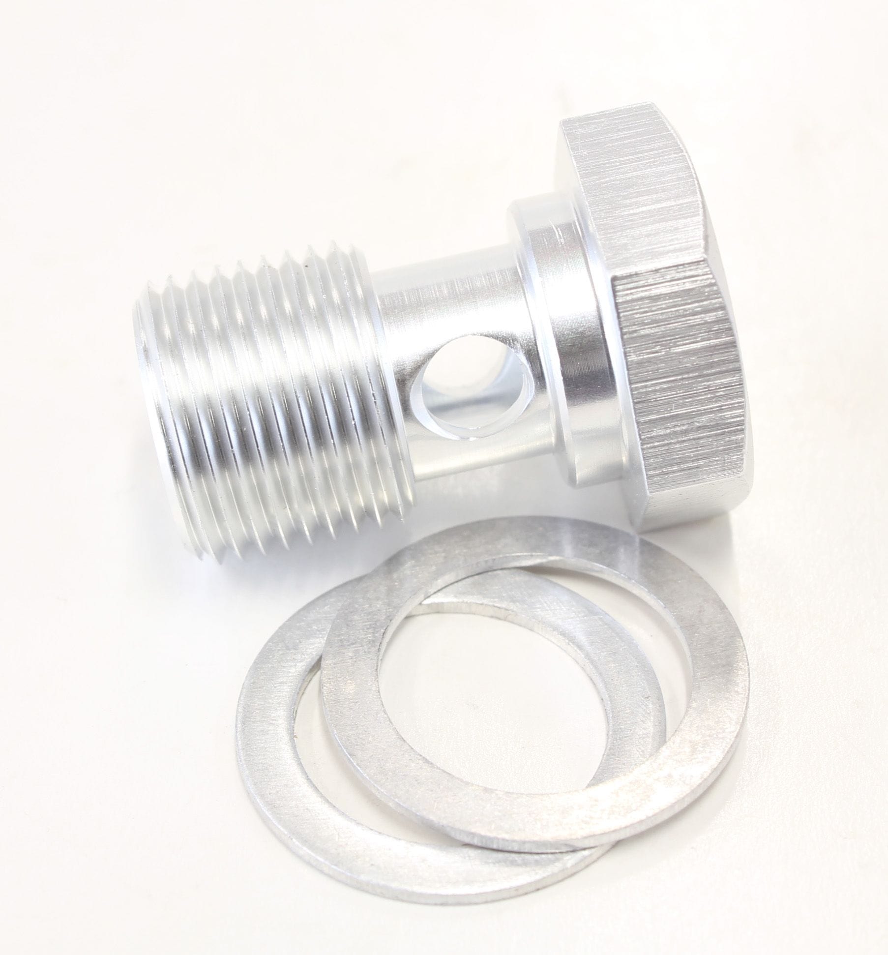 Aeroflow Performance Silver Finish Aeroflow Alloy Banjo Bolt 5/8" x 20 AF726-06S SR
