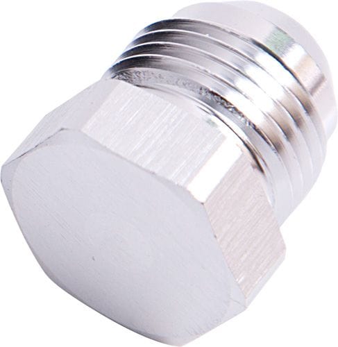 Aeroflow Performance Silver Finish Aeroflow AN Flare Plug -6AN AF806-06S SR