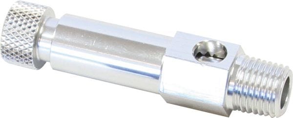 Aeroflow Performance Silver Finish Aeroflow Injector Hat Adjustable Air Bleed AF49-2000S SR