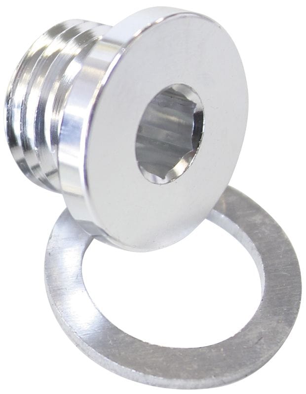 Aeroflow Performance Silver Finish. Aeroflow Metric Port Plug M10 x 1.25 AF814-M10-02S SR