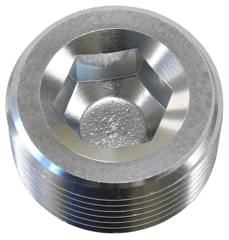 Aeroflow Performance Silver Finish Aeroflow NPT Plug 3/4" AF932-12S SR
