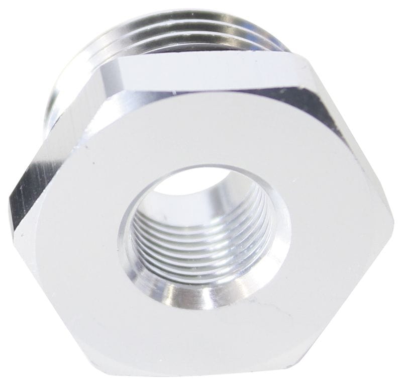 Aeroflow Performance Silver Finish. Aeroflow ORB Port Reducer -10ORB to 1/8" AF912-P10-02S SR