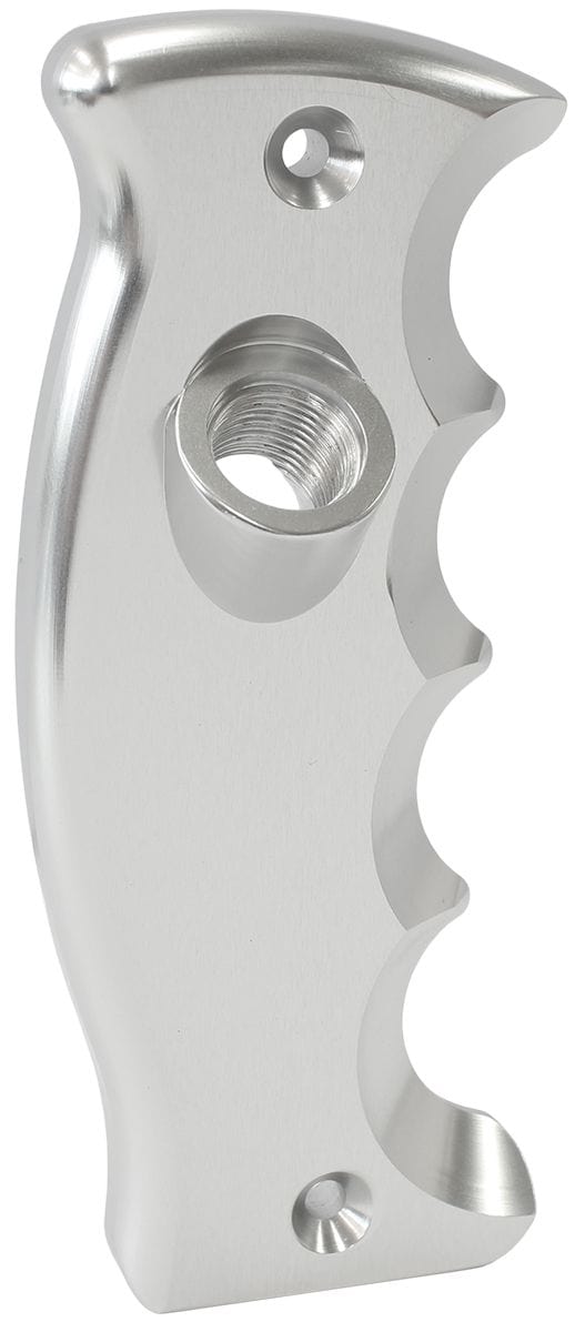 Aeroflow Performance Silver Finish Aeroflow Pistol Grip Drivers Side Button Plate AF72-9913 SR