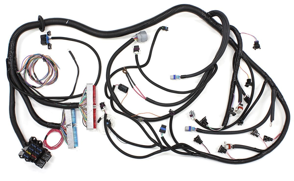 Aeroflow Performance Standalone Plug and Play Complete Engine Harness Aeroflow GM LS1 with 4L60 Automatic Transmission Wiring Harness AF49-1505 SR