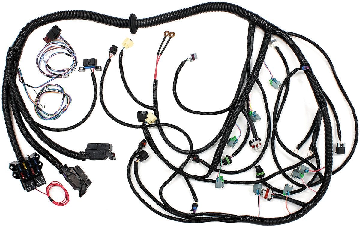 Aeroflow Performance Standalone Plug and Play Complete Engine Harness Aeroflow GM LS2 / LS3 with T56 Manual Transmission Wiring Harness AF49-1506 SR