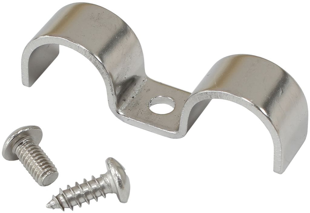 Aeroflow Performance Suit 1/4" Hard Line (Each) Aeroflow Dual Stainless Steel Hard Line Clamp AF300-04-04 SR