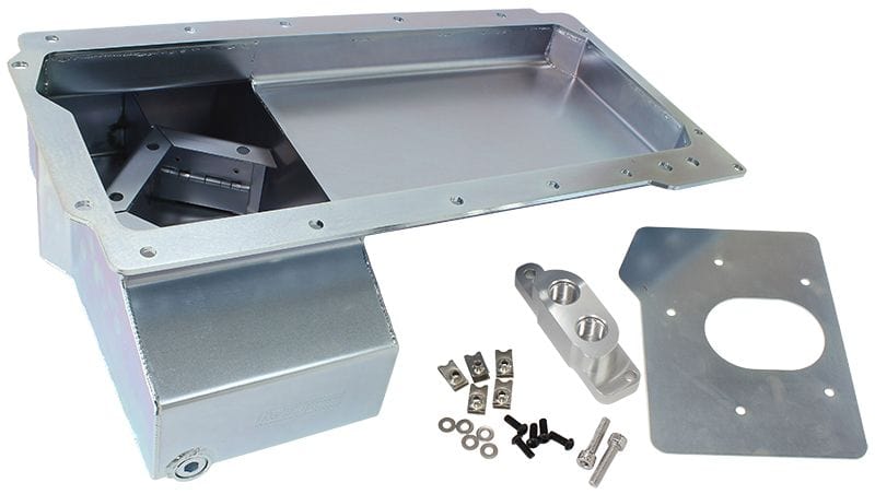 Aeroflow Performance Suit GM LS Series Engine Into VB-VT Holden Commodore Aeroflow Fabricated LS Front Sump Conversion Oil Pan AF82-2016 SR