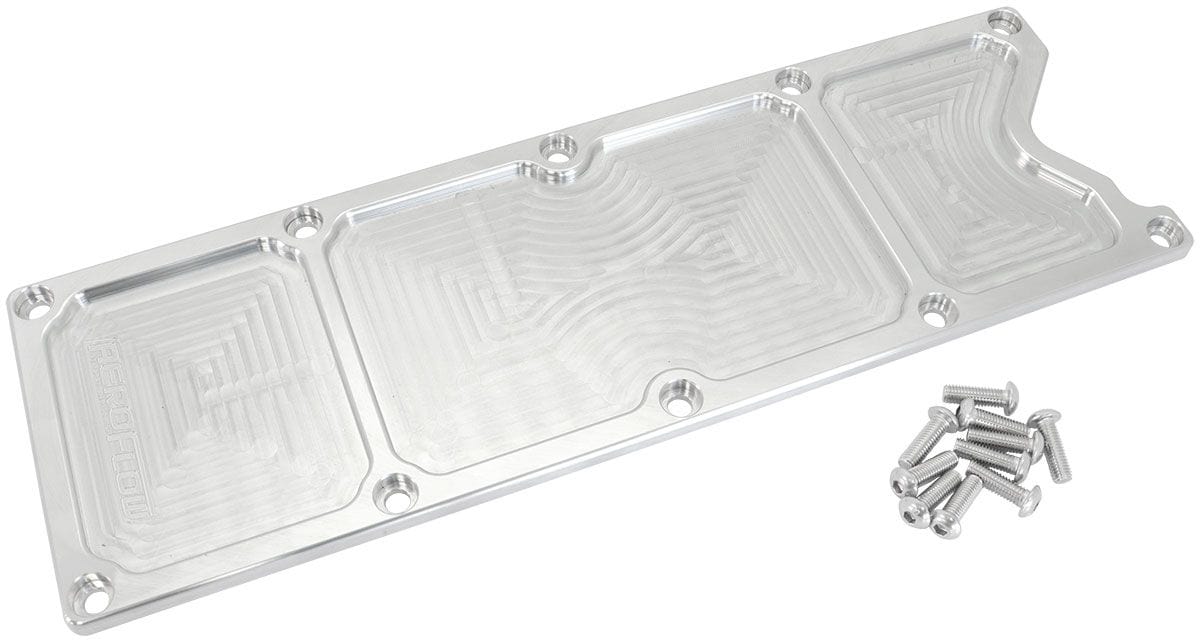 Aeroflow Performance Suit GM LS1 Series Aeroflow GM LS1 Billet Valley Plate, Raw Finish AF77-5015 SR