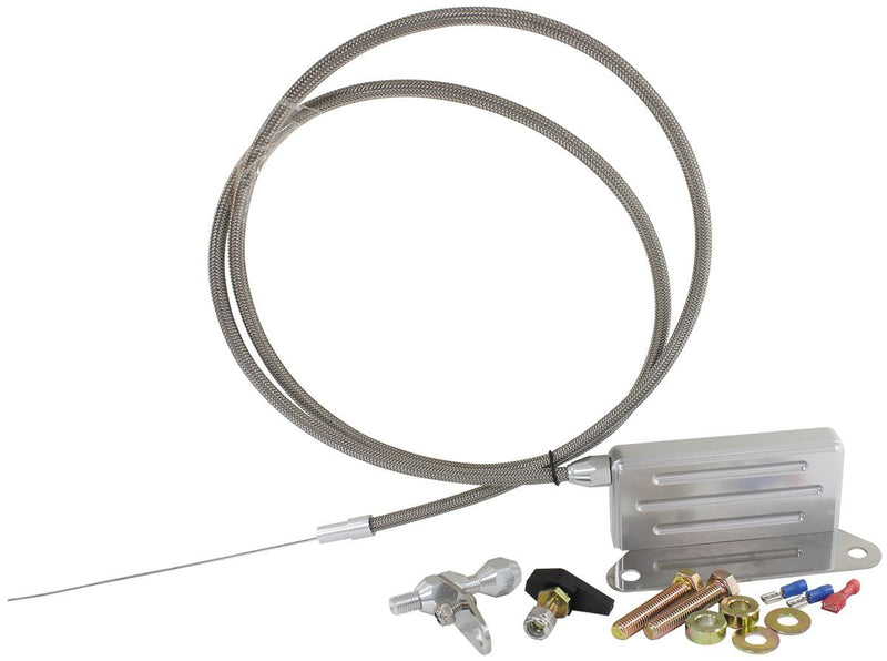 Aeroflow Kickdown Cable With Stainless Steel Cover & Chrome Ends AF72-7004