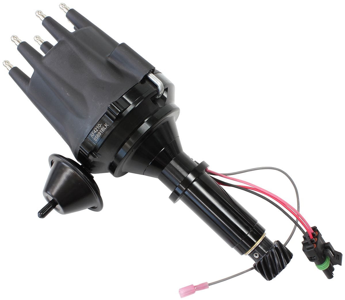 Aeroflow Performance Suit Holden 253, 304, 308, 355 V8 Aeroflow XPRO Holden Ready to Run Distributor, Black Anodised Body with Black Cap AF4210- SR