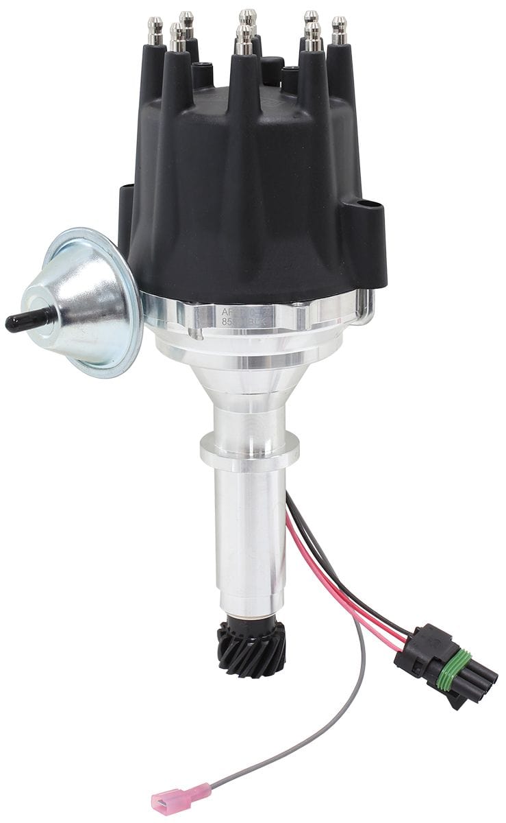 Aeroflow Performance Suit Holden 253, 304, 308, 355 V8 Aeroflow XPRO Holden Ready to Run Distributor, Machined Aluminium Body with Black Cap AF4 SR