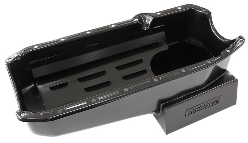 Aeroflow Performance Suit Holden HQ-WB With Small Block Chev Right Hand Dipstick, 2-Piece Aeroflow Chevrolet 2-Piece Seal with R/H Dipstick Super Oil Pan AF82-2201-RH SR