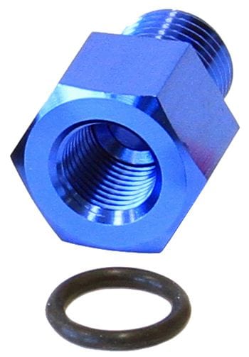 Aeroflow Performance Suit Mazda RX-7, Toyota MR2, Celica GT4 Aeroflow Fuel Rail Adapter (Blue) AF64-2063 SR