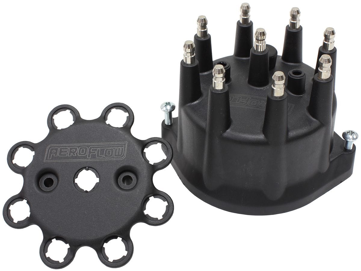 Aeroflow Performance Suit SB Ford 289-302 & 302-351 Cleveland Distributors Aeroflow Replacement XPRO Distributor Cap - Black AF4590-84313 SR