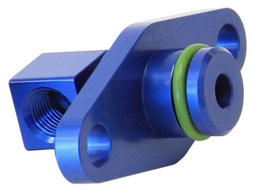 Aeroflow Performance Suit Subaru Sti EJ25 2008-on Aeroflow Fuel Rail Adapter (Blue) AF64-2067 SR