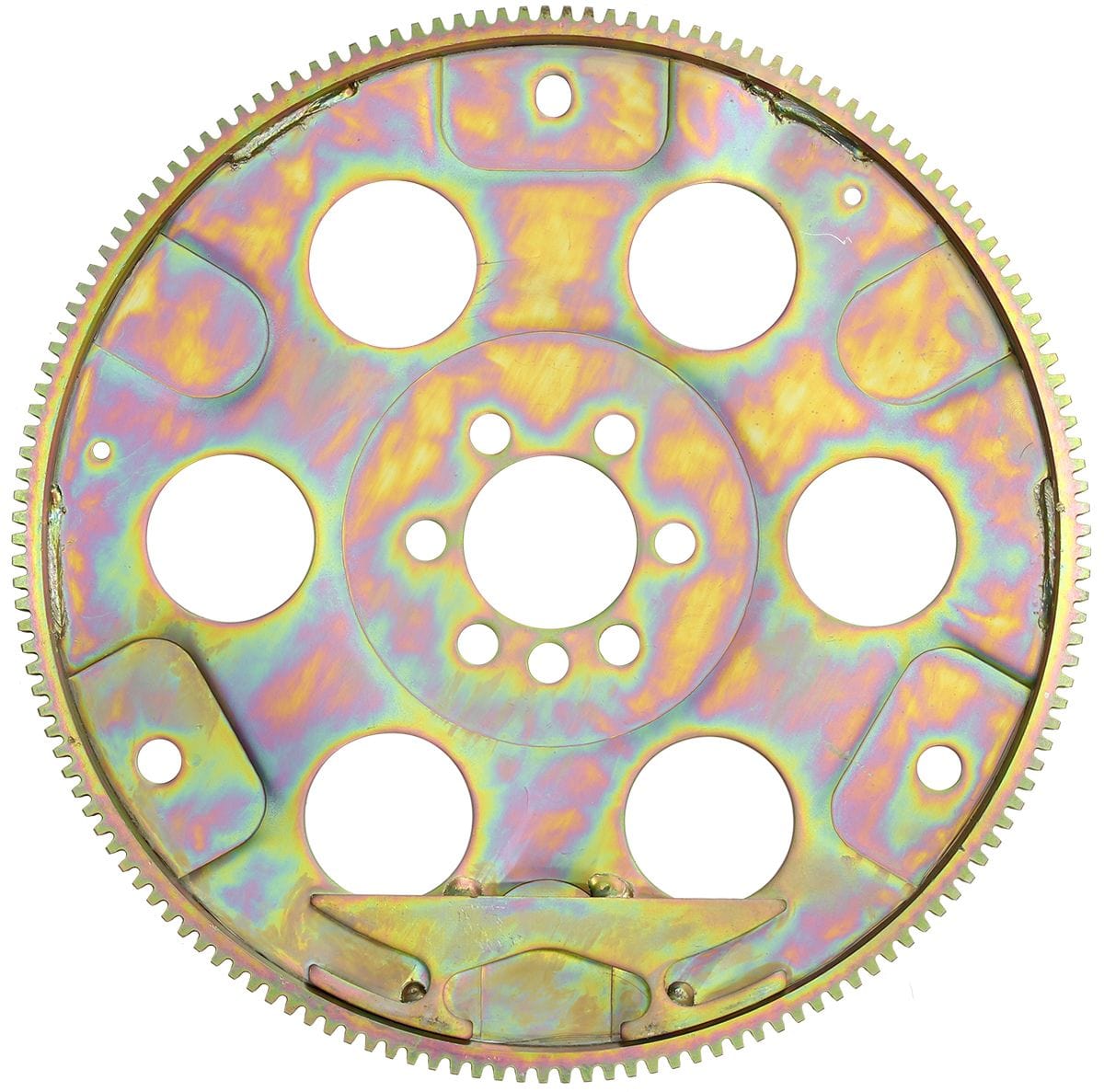 Aeroflow Performance Suits 10.5" Converter Bolt Circle Aeroflow Small Block Chev 1-Piece Rear Main 153 Tooth External Balance Flexplate AF89-350 SR