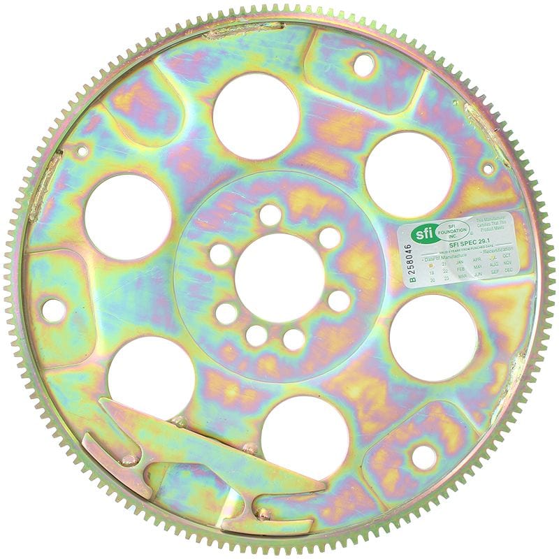Aeroflow Performance Suits 10.5" Converter Bolt Circle Aeroflow Small Block Chev 1-Piece Rear Main 153 Tooth External Balance Flexplate - SFI Ap SR