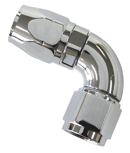 Aeroflow Performance Suits 100 & 450 Series Hose Aeroflow 880 Elite Series Full Flow Cutter Swivel 90° Hose End -8AN AF883-08 SR