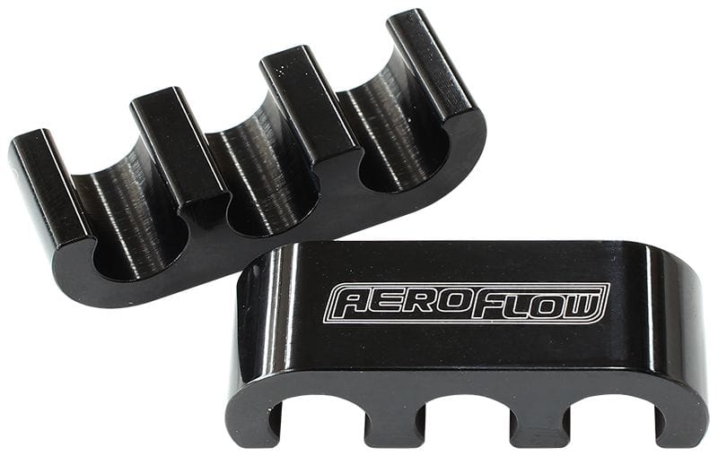 Aeroflow Performance Suits 3 Wire 8.5mm, Black Finish Aeroflow Billet Floating Lead Separators AF64-9753BLK SR