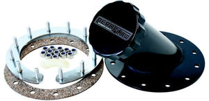 Aeroflow Remote Fuel Cell Filler 45° 2-1/2" Neck AF85-3000BLK