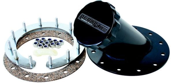 Aeroflow Performance Suits Aeroflow Fuel Cells, Black Finish Aeroflow Remote Fuel Cell Filler 45° 2-1/2" Neck AF85-3000BLK SR