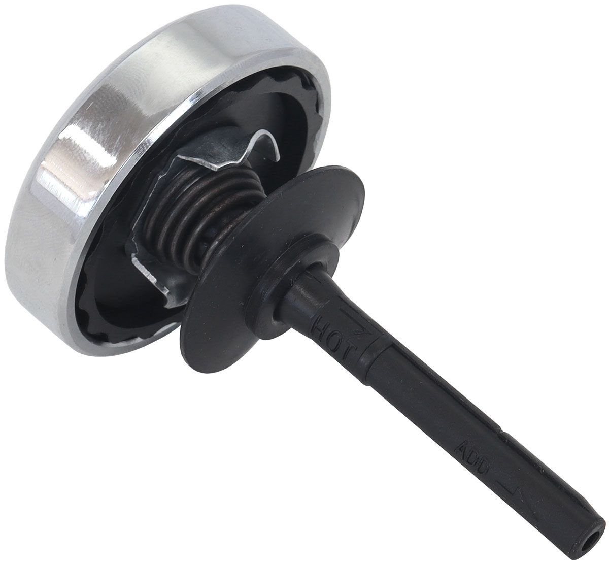 Aeroflow Performance Suits GM Saginaw Pump Aeroflow Power Steering Pump Dipstick Cap & Cover - Chrome Finish AF83-1001 SR