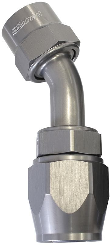 Aeroflow Performance Titanium Finish. Suits Kryptalon® Series Hose Aeroflow Kryptalon® Series Lightweight One Piece Swivel 45° Hose End -10AN AF7822-10 SR
