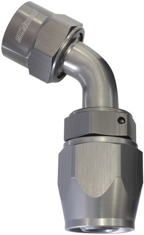 Aeroflow Performance Titanium Finish. Suits Kryptalon® Series Hose Aeroflow Kryptalon® Series Lightweight One Piece Swivel 60° Hose End -8AN AF7828-08 SR