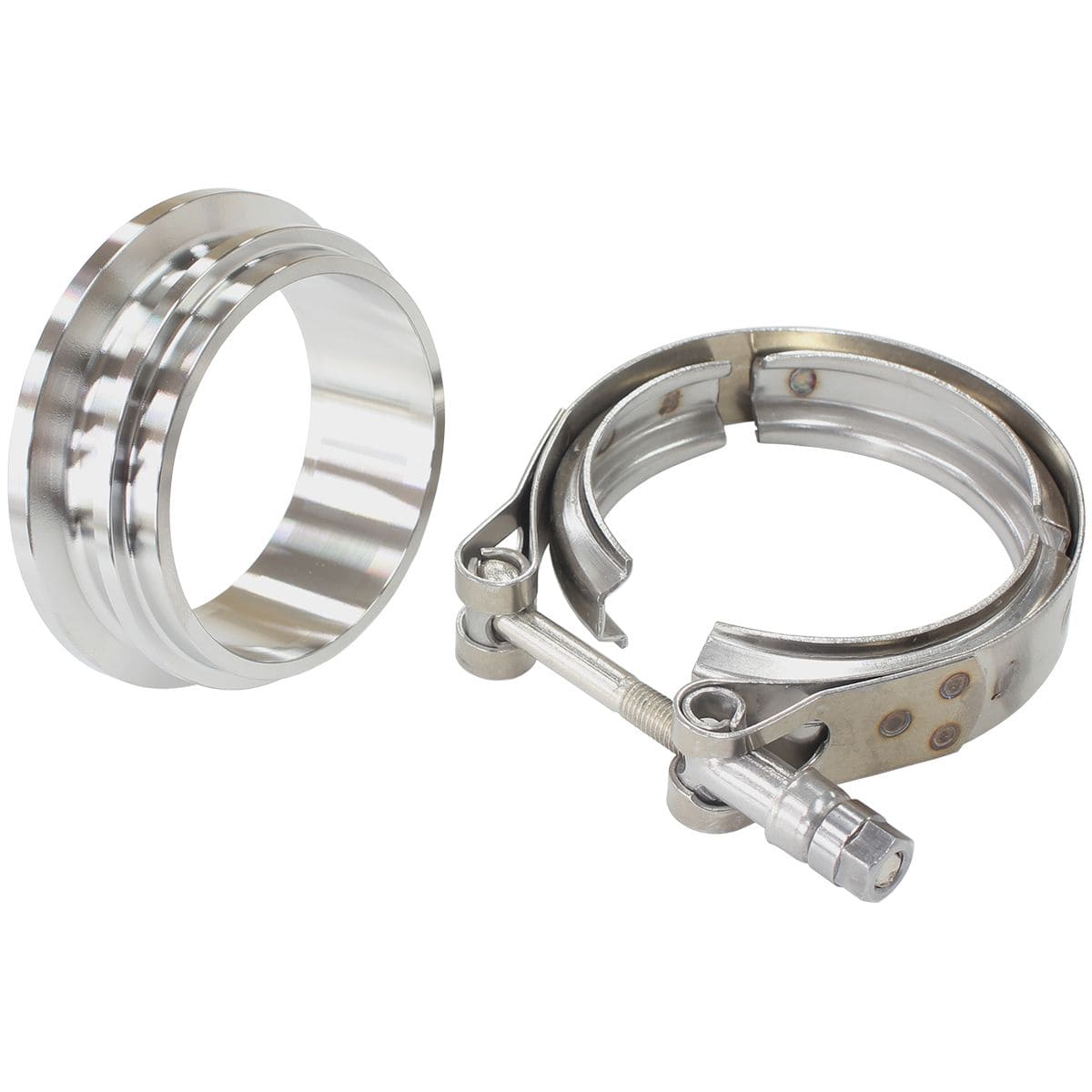 Aeroflow Performance Turbo Accessories AF8080-1016 2.29" 304 SS BOOSTED VBAND KIT TURBINE INLET GT30 GT35 Aeroflow AF8080-1016 SR