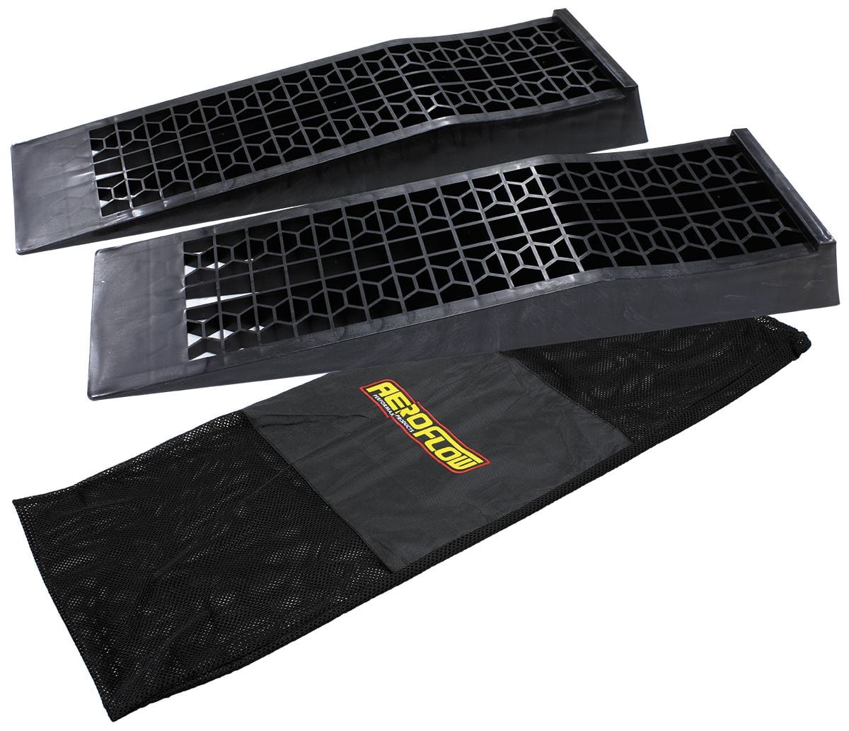 Aeroflow Performance With Mesh Storage Bag Aeroflow Low Profile Car Ramps (Pair) AF98-2109 SR