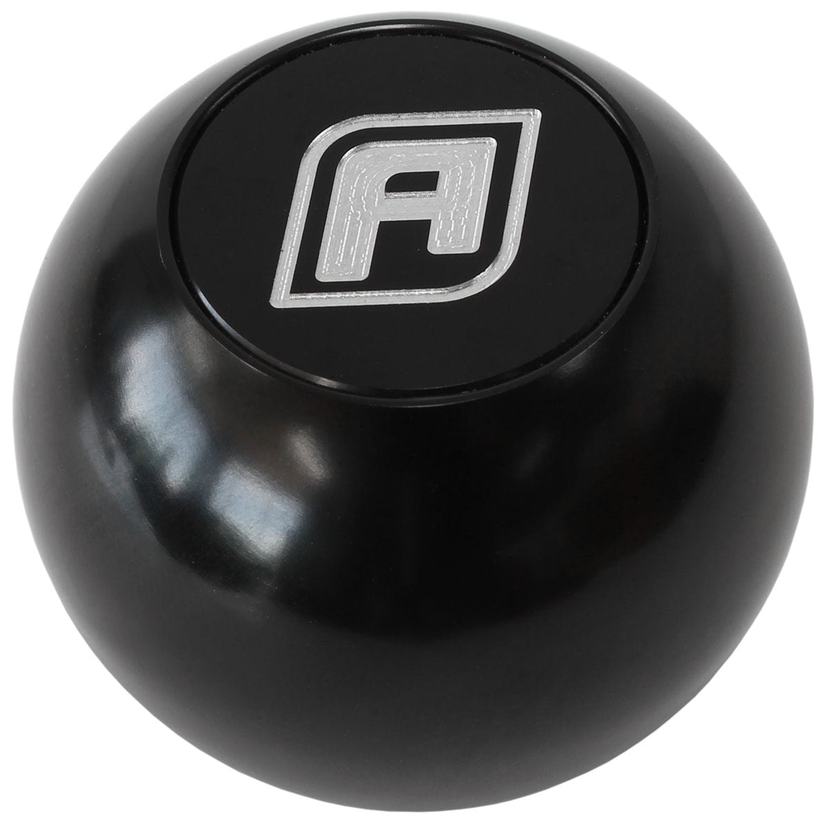Aeroflow Performance With Thread Inserts Aeroflow Bang Shift Billet Round Gear Knob - Black AF72-9900BLK SR