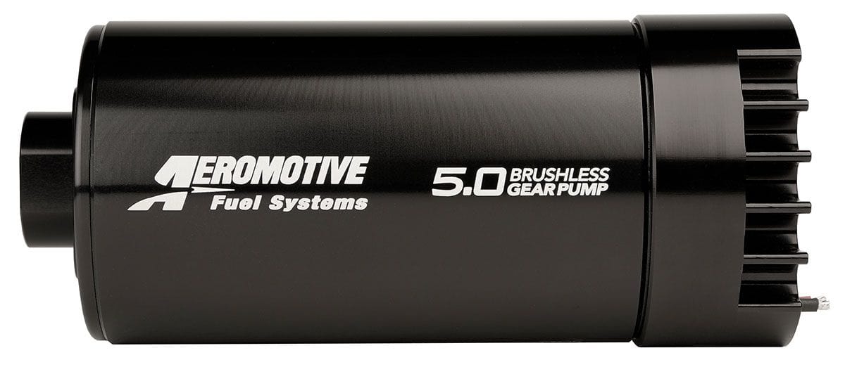 AEROMOTIVE -12 Inlet, -10 Outlet, Suit Carb & EFI Applications Aeromotive Pro Series 5.0 Brushless Fuel Pump - Round Body ARO11182 SR