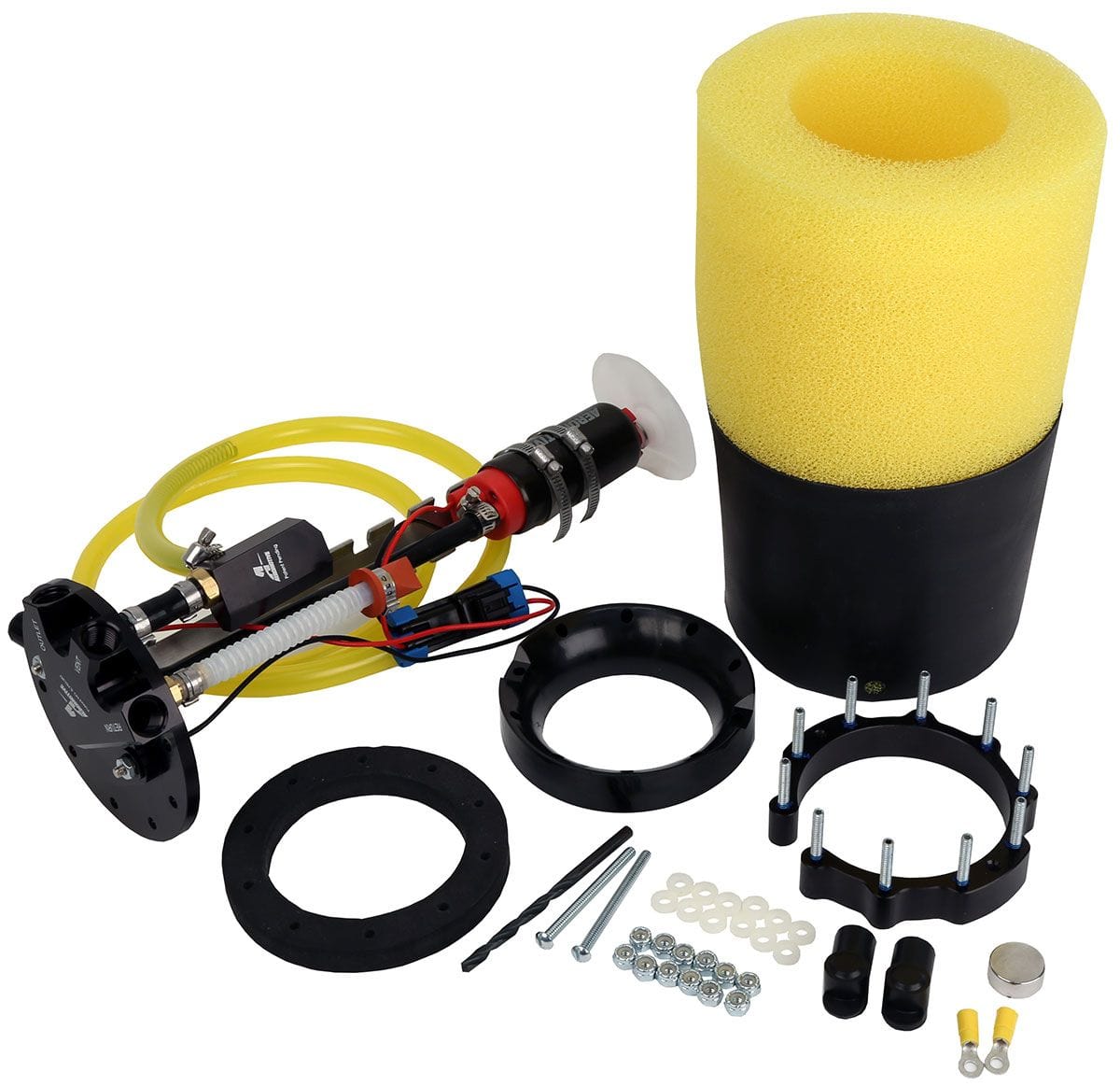 AEROMOTIVE -6AN Outlet, Supply, Return & Vent, 340LPH Aeromotive Apex Phantom In-Tank Kit ARO18704 SR