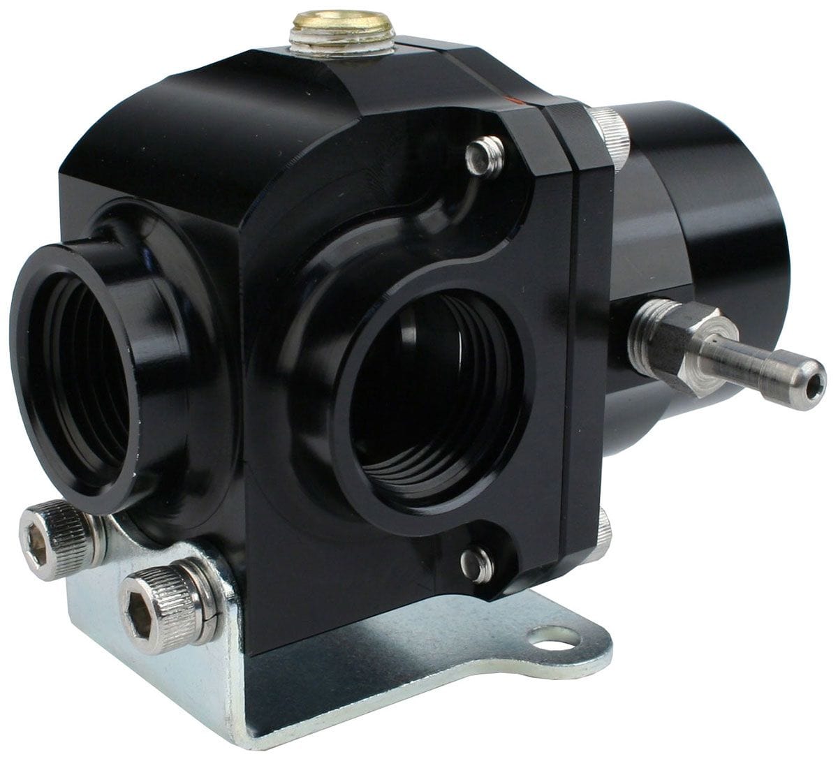 AEROMOTIVE -8AN Inlet/Outlet Port With -8AN Return Port, .313" Seat 35-75 PSI Aeromotive X1 2-Port EFI Regulator ARO13305 SR