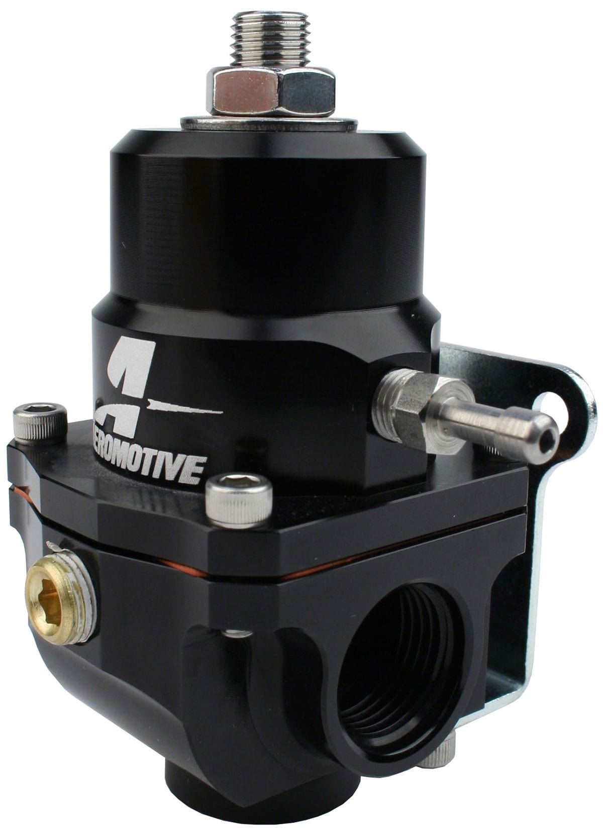 AEROMOTIVE -8AN Inlet/Outlet Port With -8AN Return Port, .313" Seat 5-15 PSI Aeromotive X1 2-Port Carburettor Regulator ARO13304 SR